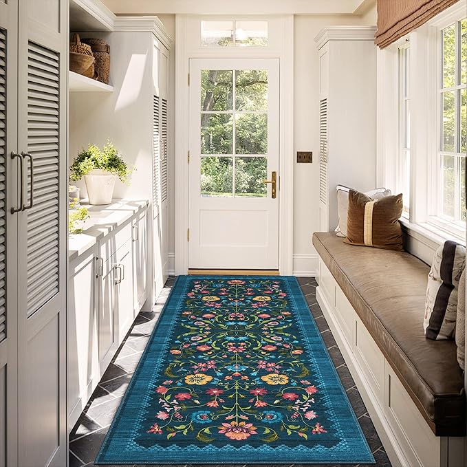 GarveeHome Floral Rug 2.5x10 Runners - Image 8