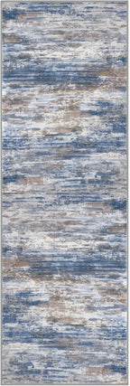 KOZYFLY 3x8 Ft Rug Modern Ombre Runner Rug - Image 8