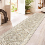 Yamaziot Washable Runner Rug, 2x12 Non-Slip Boho Vintage Hallway Rug Runner - Image 6