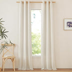 NICETOWN Linen Curtains 96 inches Long by NICETOWN
