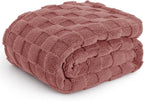 Bedsure GentleSoft Dusty Pink Throw Blanket by BEDSURE