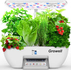 Growell Hydroponics Growing System, 17 Pods Large Indoor Garden with 2 Fans