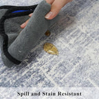 Abstract 3x10 Kitchen Rug Runners: Washable 10ft Hardwood Floor Mat Bathroom - Image 7