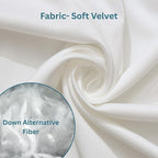 LANE LINEN Polyester Fiber Filled Decorative Cum Throw Pillow Inserts Pack of - Image 4
