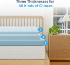 EGOHOME 3 Inch Full Memory Foam Mattress Topper- Cooling Gel Infused