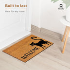 Black Cat - 17"x29" - Coir Door Mat - Welcome Mats - Image 2