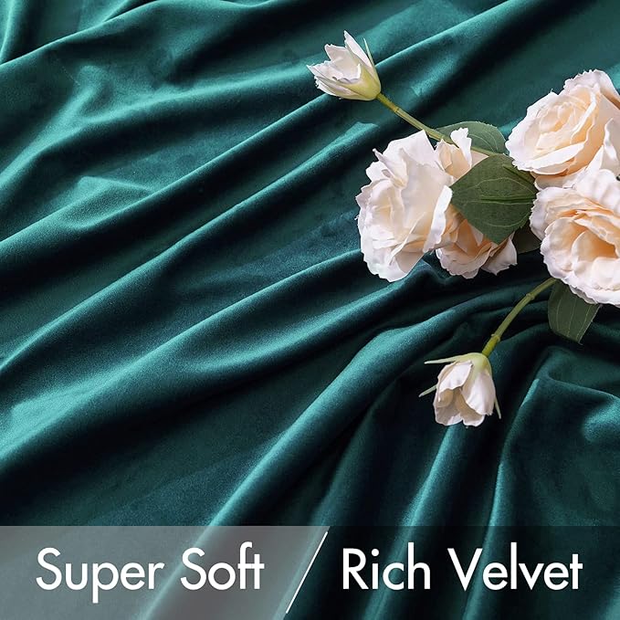 MIULEE Velvet Curtains 96 inches 2 Panels - Image 4