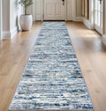 Lansny Modern Abstract Runner Rug 2.6x14 by lansny