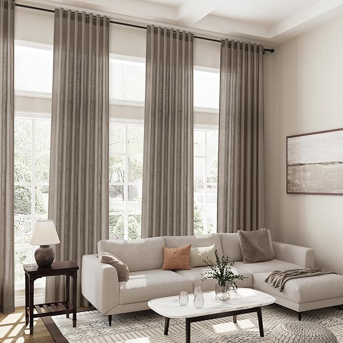 Extra Long Curtains 2 Panels 102 Inches Long - Image 8