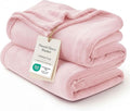 Bedsure GentleSoft Fleece Blanket Twin Size Pink by BEDSURE