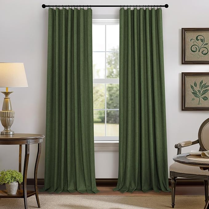 Christmas Green Blackout Curtains - Image 7