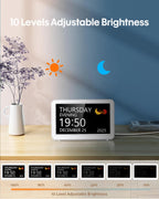 Digital Clock with Date and Week for Seniors, Alzheimer's Dementia Clock
