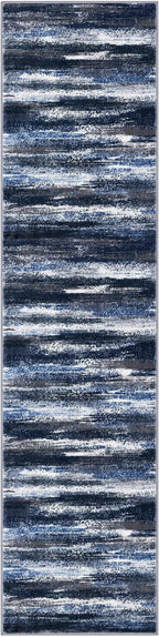 Lansny Modern Abstract Hallway Runner Rug - Image 9