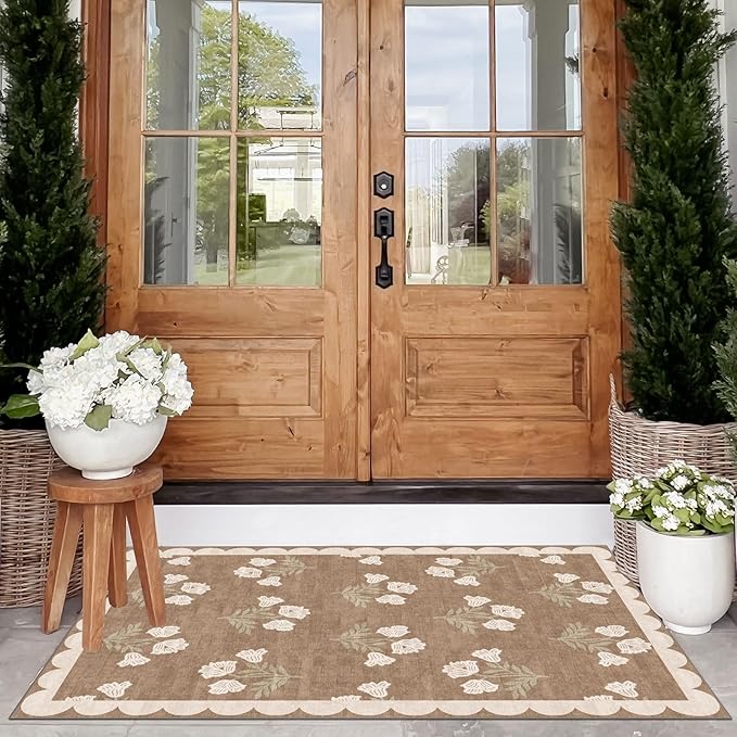 Floral Outdoor Rug - Image 3