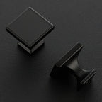 Ravinte Cabinet Knobs Black Square Knobs, Kitchen Drawer Knobs, 5 Pack