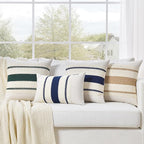 Fancy Homi Set of 1 Sage Green Boho Decorative Throw Pillow Covers 20x20 Inch - Image 7