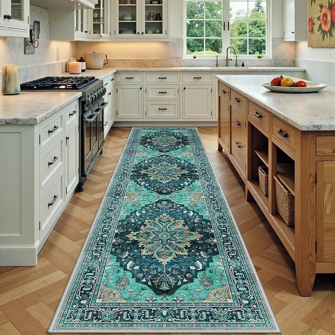 RELEANY Area Rugs 3'x9' Runner Rug Non Slip Washable by RELEANY