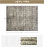 Washable Rugs 8x10 Area Rugs for Living Room, Bedroom and Dining Room-Large - Image 2