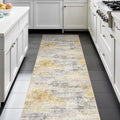 2x6 Washable Kitchen Runner Rug: Modern Abstract Runners by Ksrau