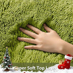 Ophanie Green Rugs for Living Room 5x8, Grass Shag Fluffy Large Fuzzy Plush - Image 2