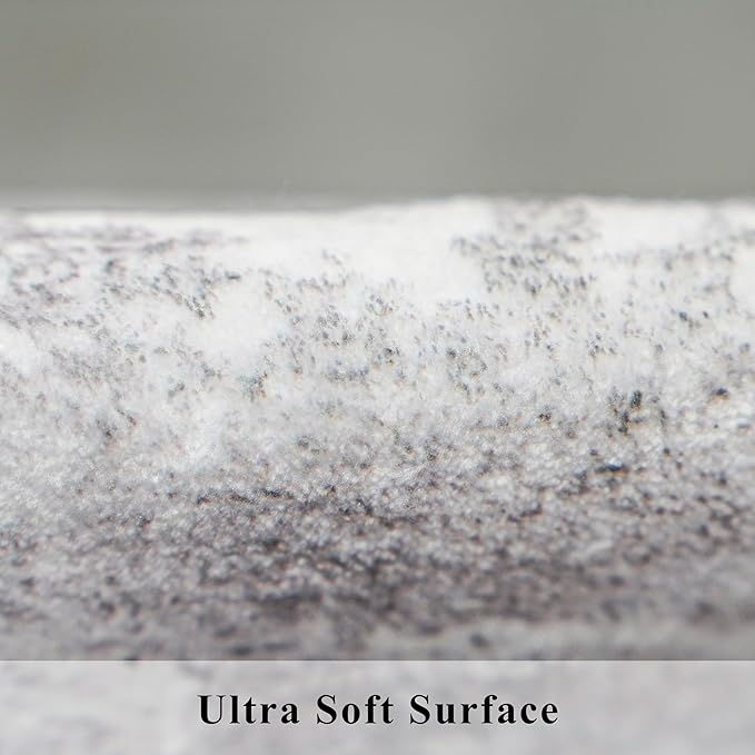 Abstract 2x3 Entryway Area Rugs: Washable Water Resistant Kitchen Rug Non-Slip - Image 8