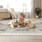 Area Rugs 5x7, Ultra-Thin Washable Rugs - Image 9