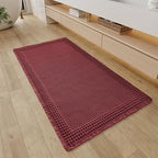 RESARE Waffle Bathroom Runner Rugs, Super Absorbent Bath Mat Non Slip Washable by Resare