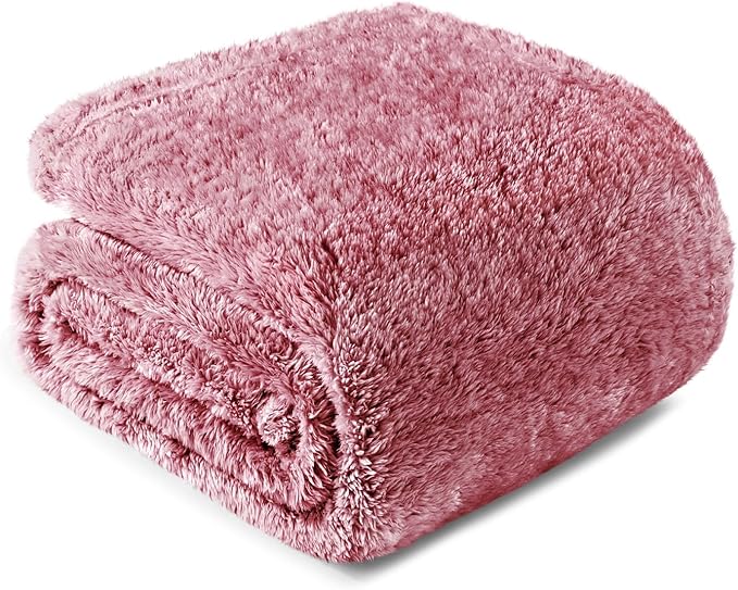 Exclusivo Mezcla Plush Fuzzy Fleece Throw Blanket Extra Large, Super Soft - Image 7