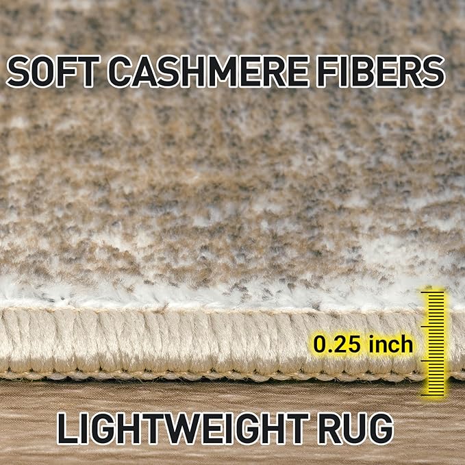 9x12 Area Rugs Washable Rug: Modern Abstract Living Room Rug Soft Anti-Skid - Image 7