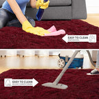 Tepook Soft Fluffy Rugs for Bedroom, 4x6 Area Rug for Living Room, Modern - Image 6