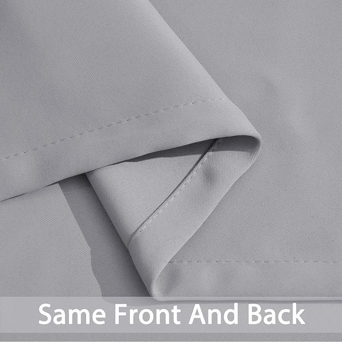 Yakamok Room Darkening Window Drapes Thermal Insulated Light Blocking Grommet - Image 7