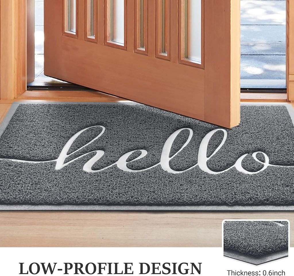 Door Mat Welcome Mat Floor Mat for Entryway, Patio, High Traffic Areas