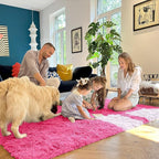 OLANLY 3x5 Machine Washable Small Bedside Rug, Soft Fluffy Shaggy Rugs - Image 7