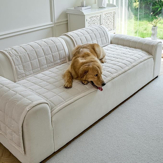 Couch Covers for Dogs Washable, Non Slip Couch Covers for Loveseat Sofa Pet - Image 2