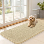 OLANLY Dog Door Mat for Muddy Paws 47x20, Absorbs Moisture and Dirt, Absorbent by OLANLY