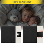 72 Inch Blackout Curtains for Living Room 2 Panel Burg Complete Black Out - Image 4