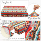 Newwiee 8Pcs Patio Cushion Covers Stretch Outdoor Cushion Cover Replacement - Image 3