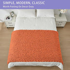 Bigacogo Chunky Knit Throw Blanket - Image 3