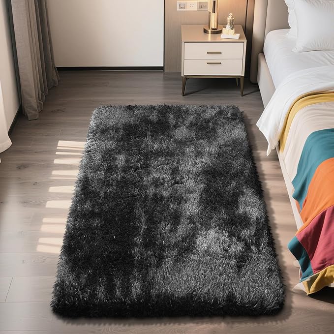 Shag Area Rug for Bedroom 3x5, Soft Fuzzy Rug Non-Shedding Indoor Plush Carpet - Image 7