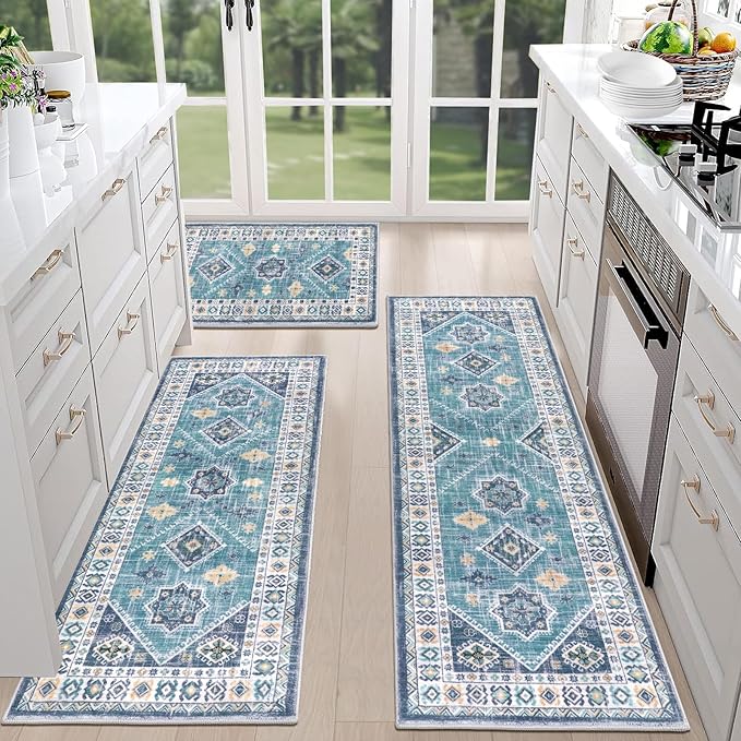 HEBE Boho Kitchen Rug Sets 3 Piece - Image 3