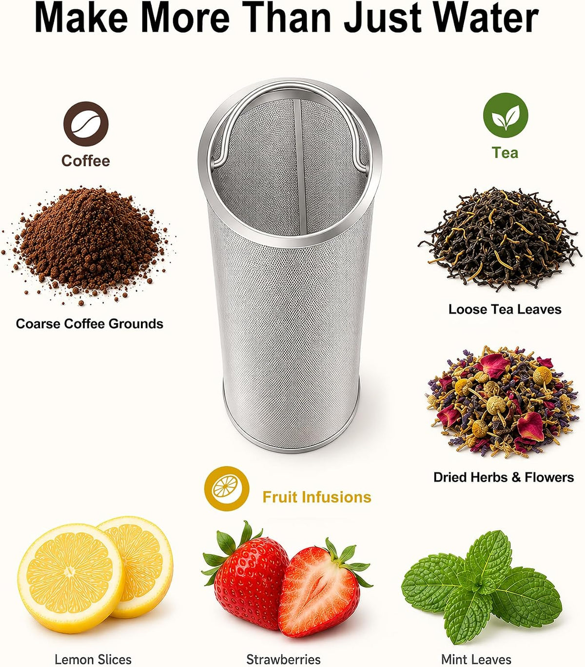 Cold Brew Maker & Infuser Lid Kit for Stanley Quencher H2.0 40oz