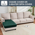 Couch Cover Velvet Chaise Cushion Cover - Image 3