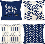 YCOLL Pillow Covers 16x16 Set of 4, Modern Sofa Throw Pillow Cover, Decorative by PillowCoversExpert