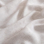 MIULEE Natural White Linen Curtains 60 Inch Length 2 Panels - Image 4