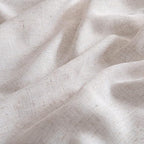 MIULEE Natural White Linen Curtains 48 Inch Length 2 Panels - Image 4