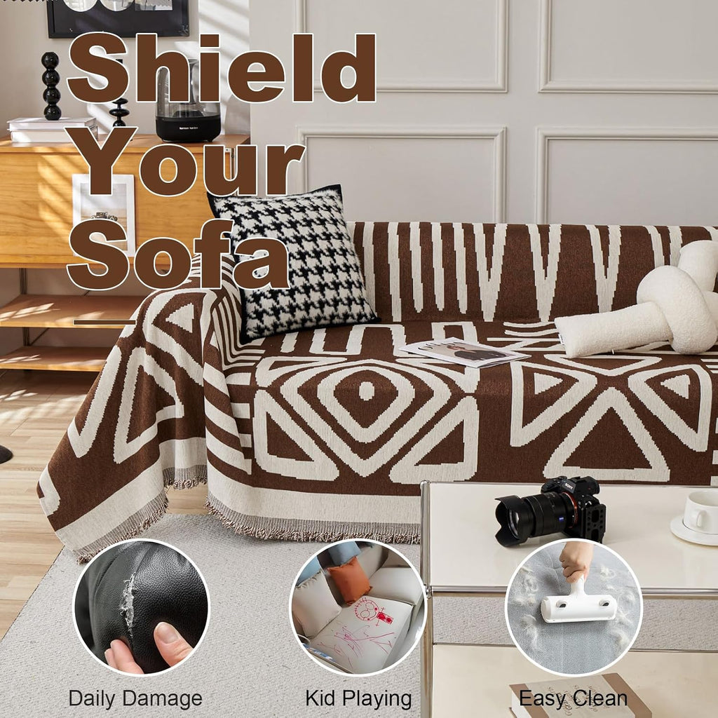 VClife Soft Thick Sofa Cover Washable Sectional Sofa Cover for Dog 71 x 150