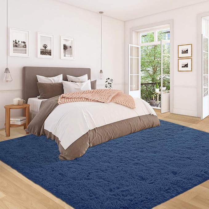 5x7 Area Rug for Living Room: Fluffy Shag Soft Washable Rugs Fuzzy Plush Indoor - Image 6