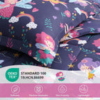 JSD Purple Fairy Kids Comforter Set Twin Size