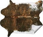 AROGAN Premium Faux Cowhide Rug 4.6 x 5.2 Feet, Sturdy and Large Size Cow Print - Image 8