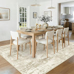 Washable Area Rugs 5'x7' Non-Slip Modern Abstract Soft - Image 3